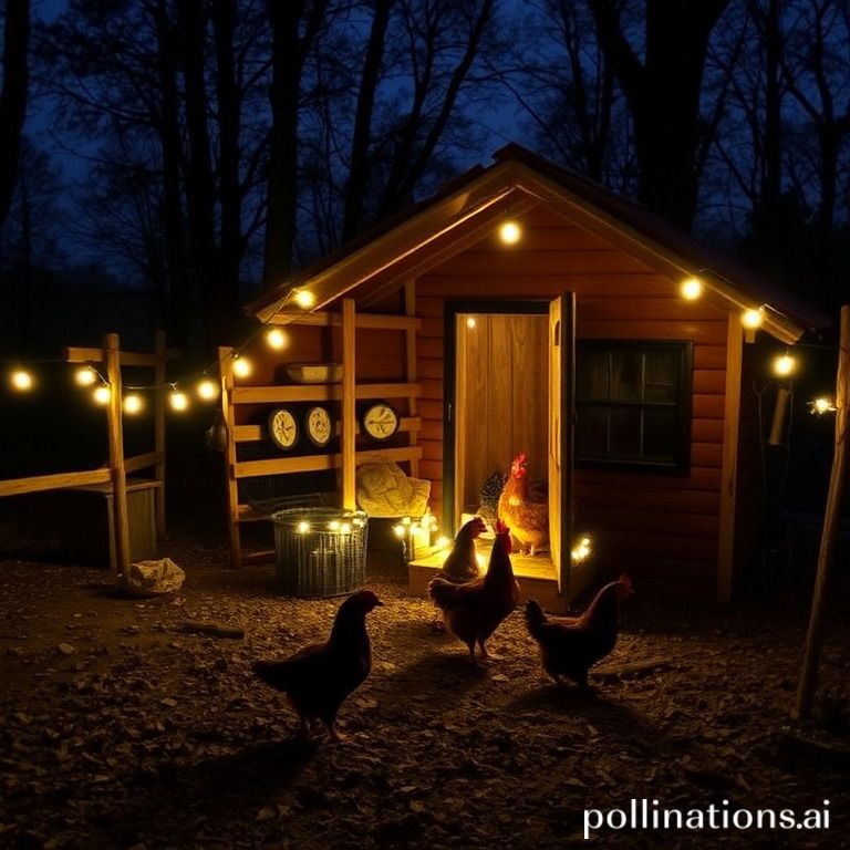 how to keep chickens warm at night